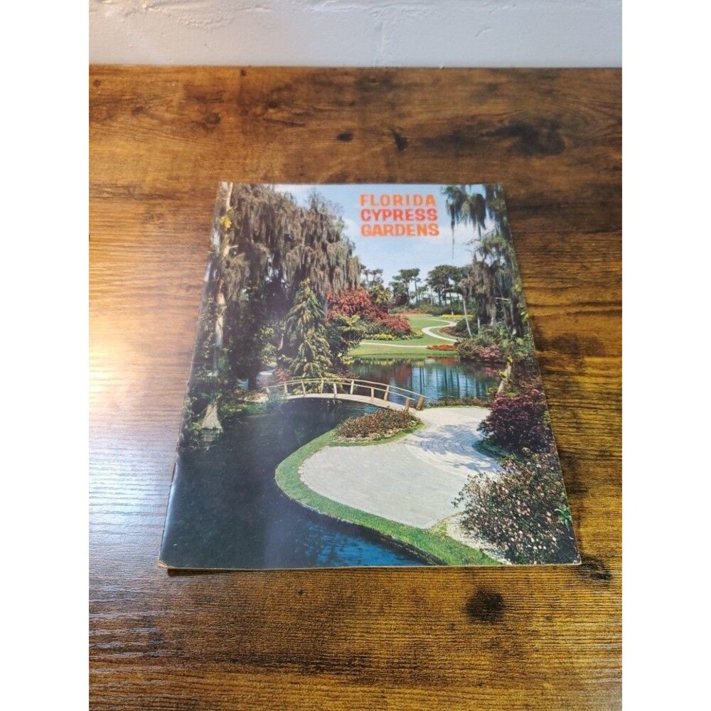 Rare Vintage Florida Cypress Gardens Booklet 50s-60s Histroical Photos Brochure